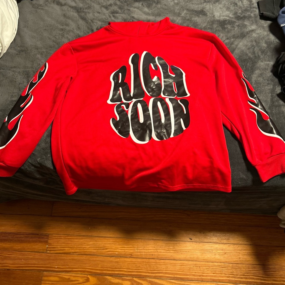 Red Graphic Sweatshirt